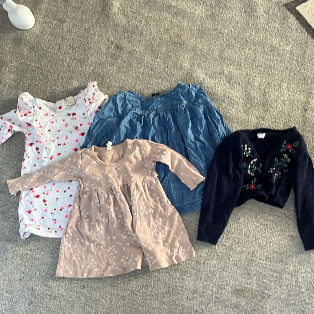 Girls 12-18 month fall bundle - neutral colors